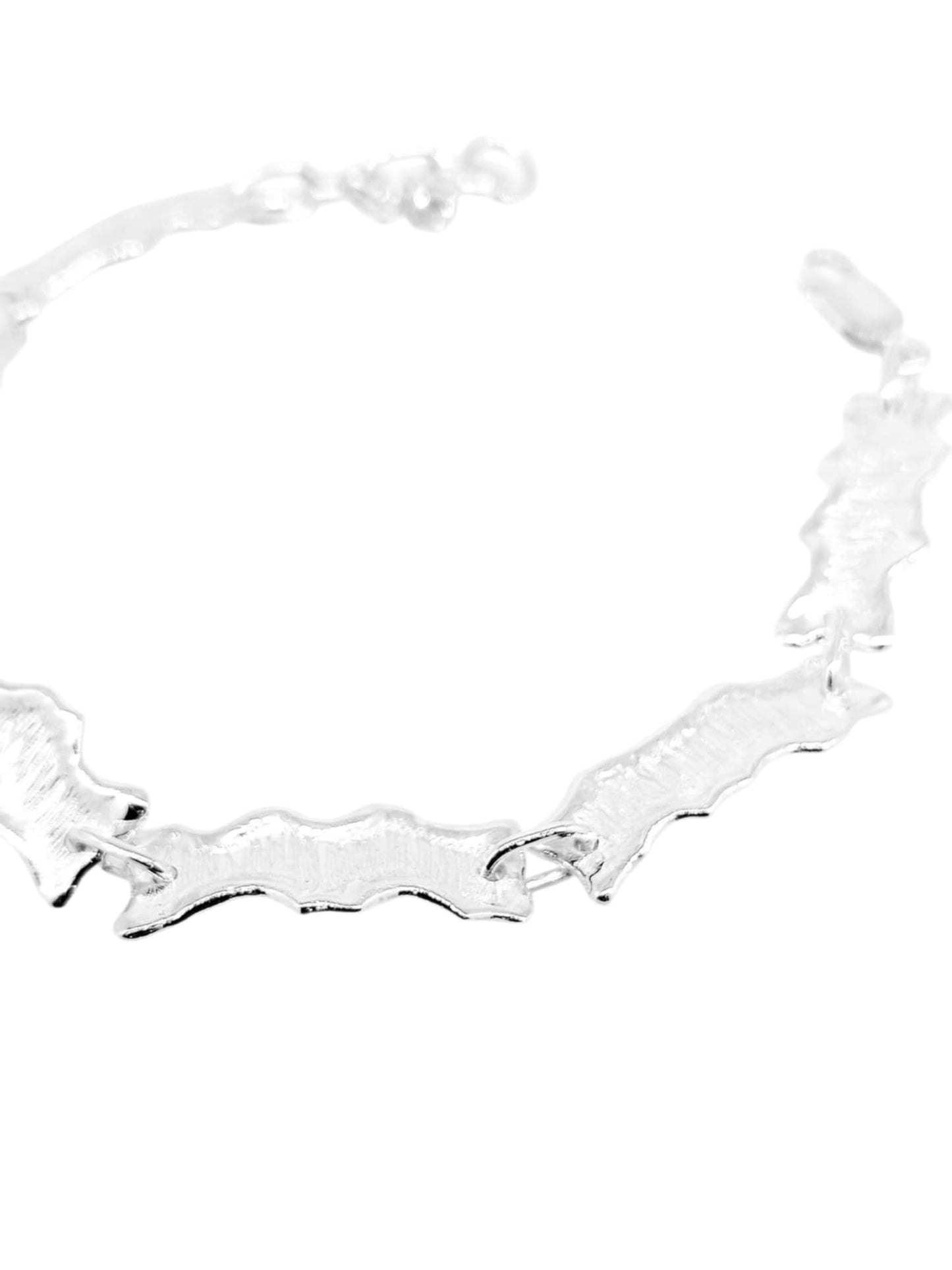 Glacial silver bracelet