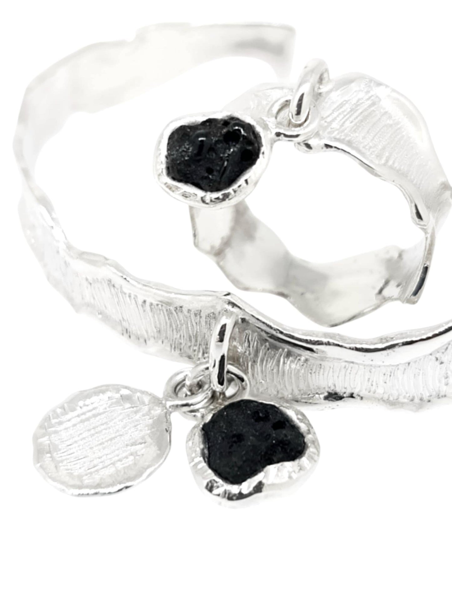 Charm lava bracelet