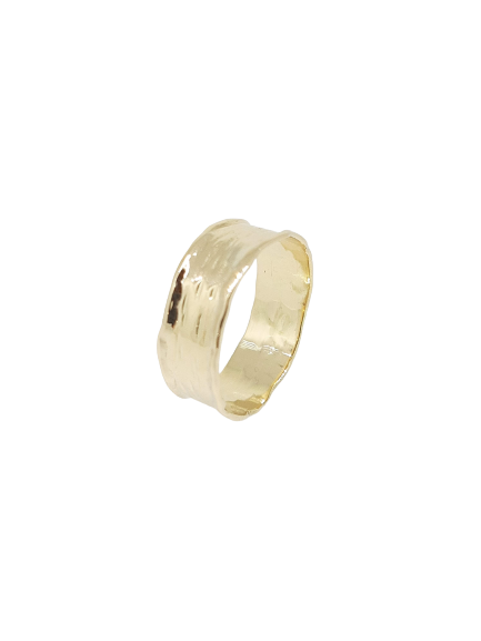 Foss gold ring,hannað og smiðað á Islandi af Montoro Gullsmiði.