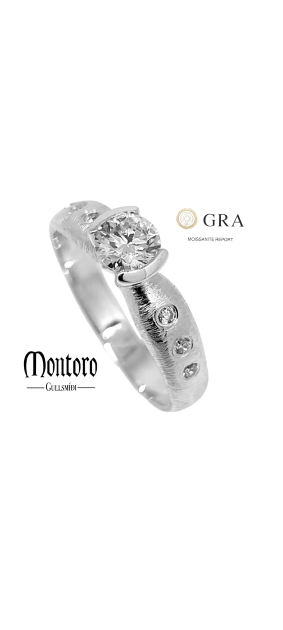 Moissanite ring