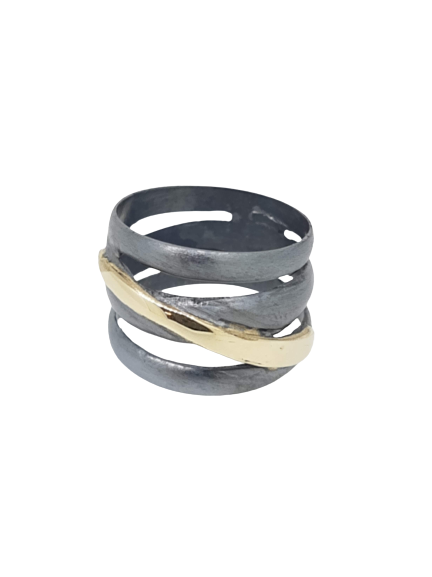 Hekla gold ring