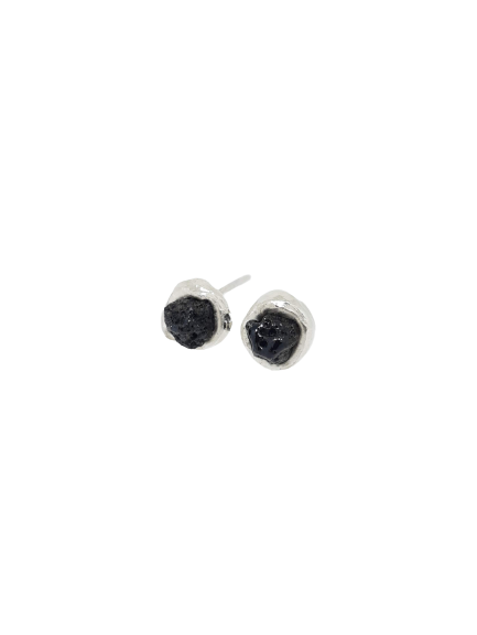 Lava rock earrings