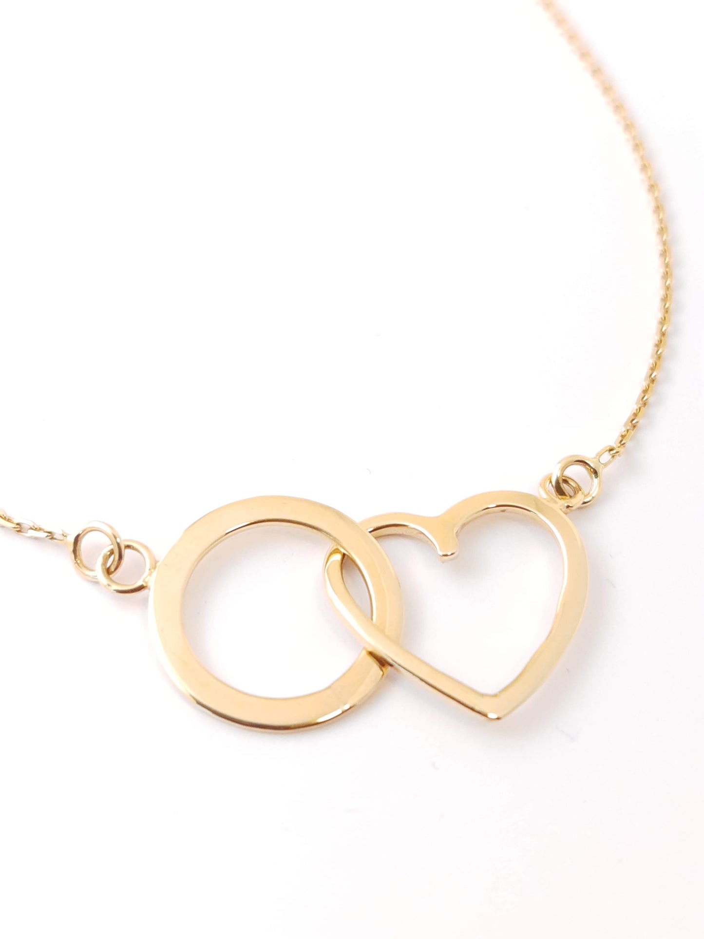 Toi & moi gold necklace