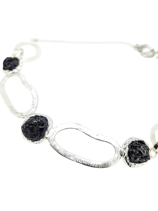 Hverfjall necklace & lava