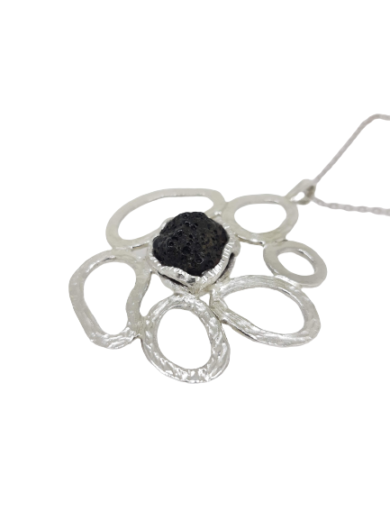 Hverfjall lava necklace