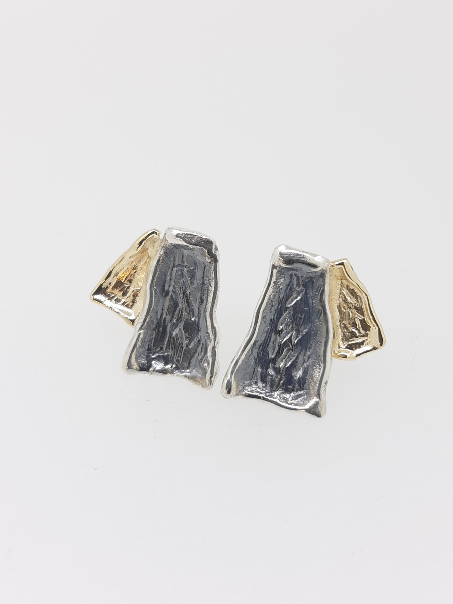 Silver & gold earrings