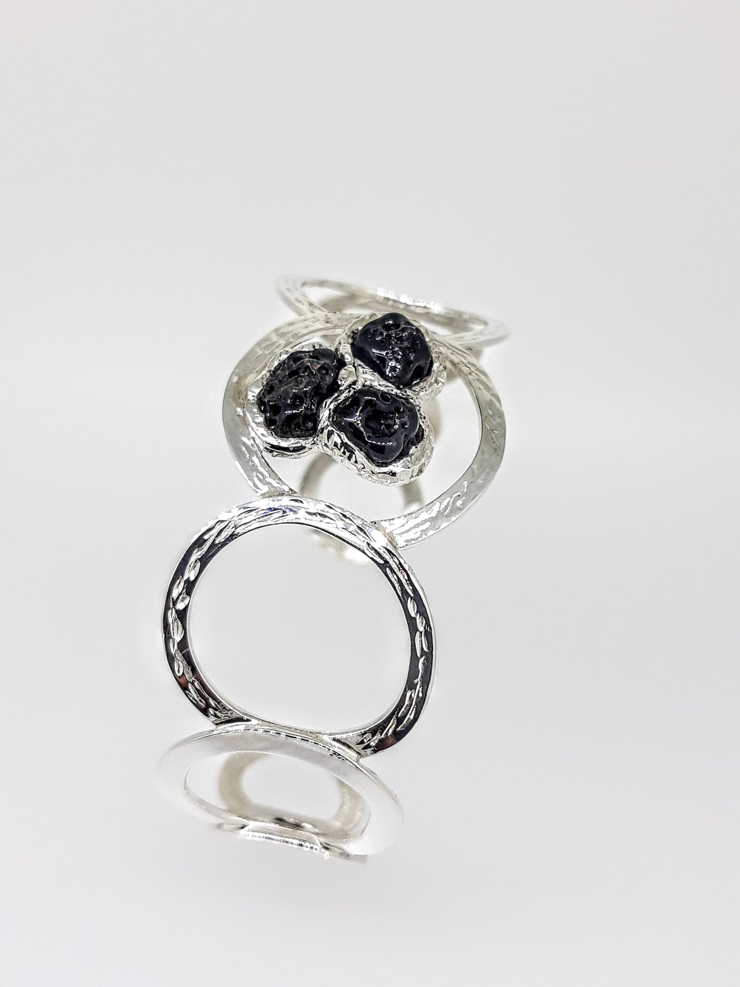 Hverfjall lava bracelet