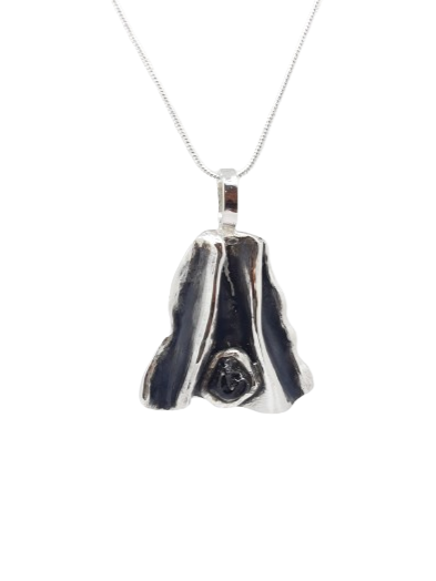 Fjall necklace & lava stone