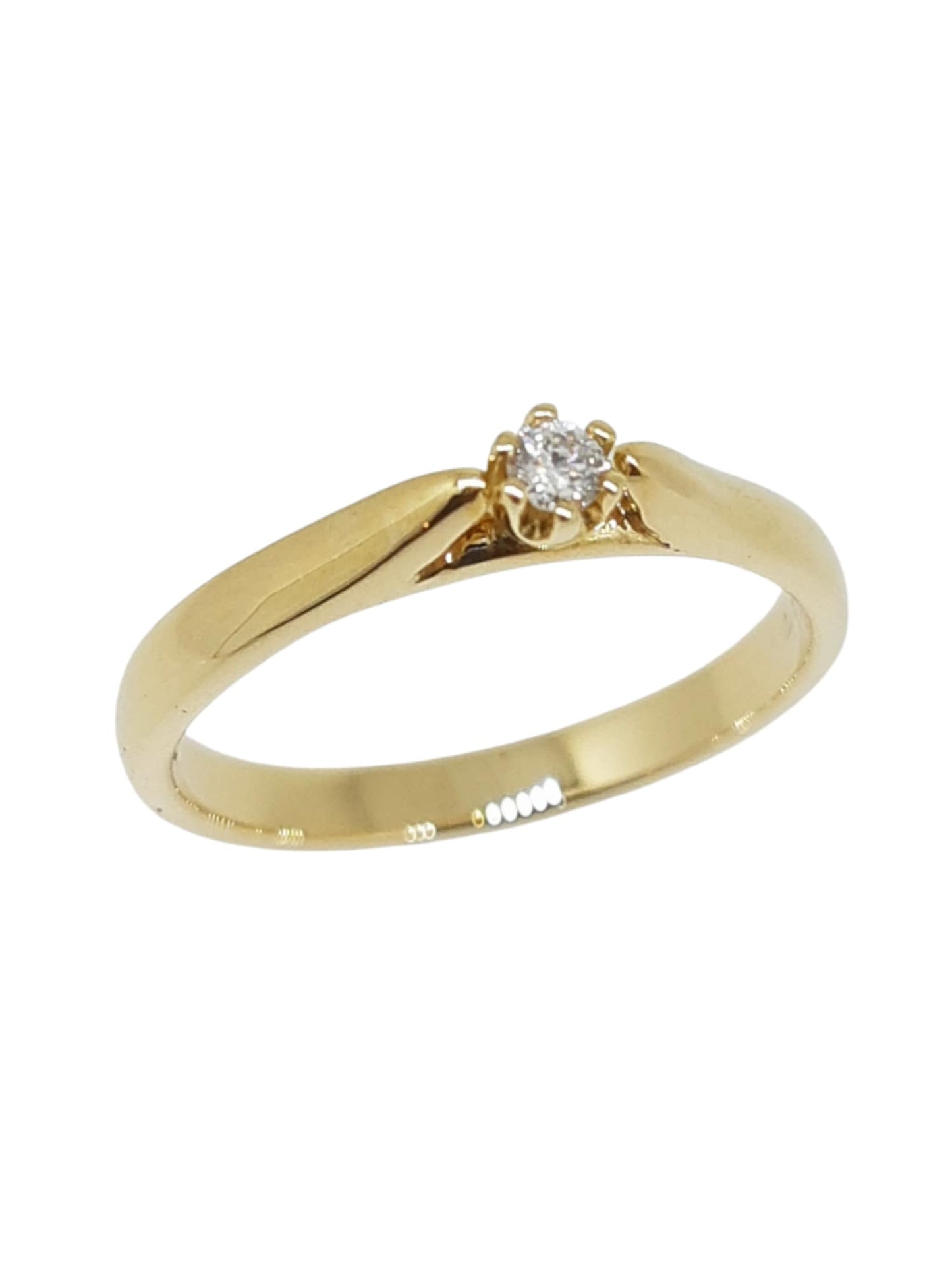 Solitaire ring 0.05ct