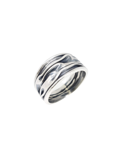 Krafla silver ring