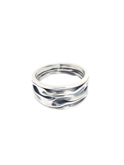 Krafla silver ring