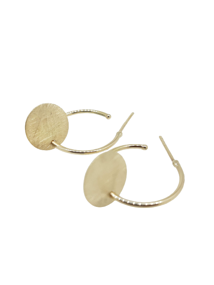 Vatnajökull gold earrings